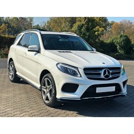 Накладки сплиттеры на пороги на Mercedes GLE-Class W166 AMG-Line